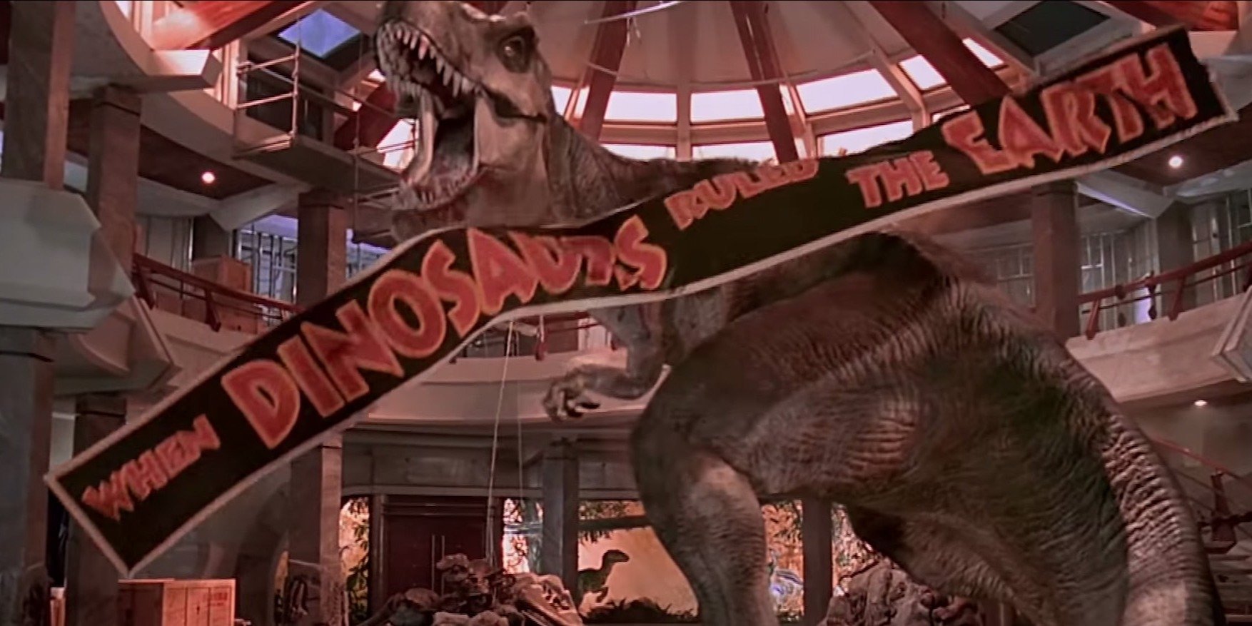 jurassic park first dinosaur