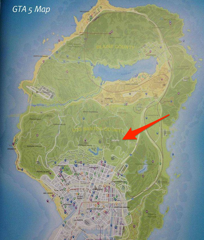 The 'Grand Theft Auto V' Game Map Is Absolutely Enormous | www.bullfax.com